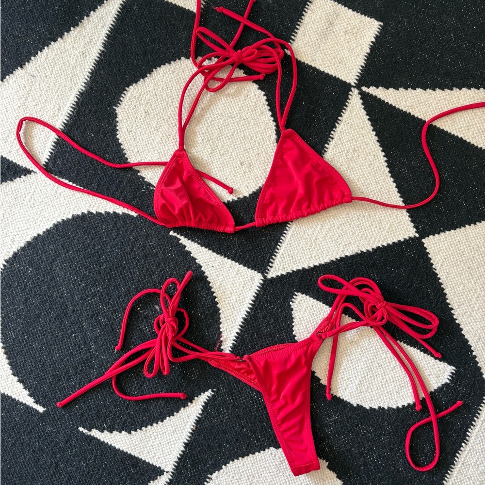 Coulbourne Vibrant Red Bikini Set